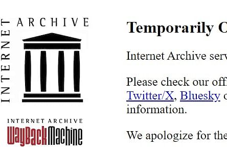 সাইবার হামলার পর বন্ধ করে দেওয়া হয়েছে ইন্টারনেট আর্কাইভের ওয়েবসাইট 